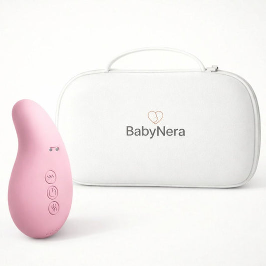 MilkEase™ Heated Lactation Massager + Premium Travel Bag Set