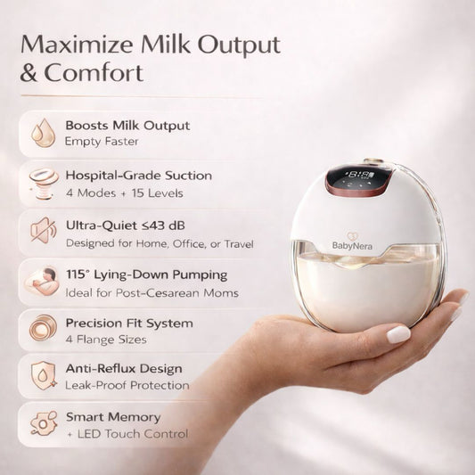 BabyNera FlowEase™ Wearable Breast Pump