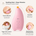 Load image into Gallery viewer, BabyNera MilkEase heated breast massager featuring soothing heat and 10 vibration modes to support natural milk flow, clog relief, faster letdown, and improved pumping output.
